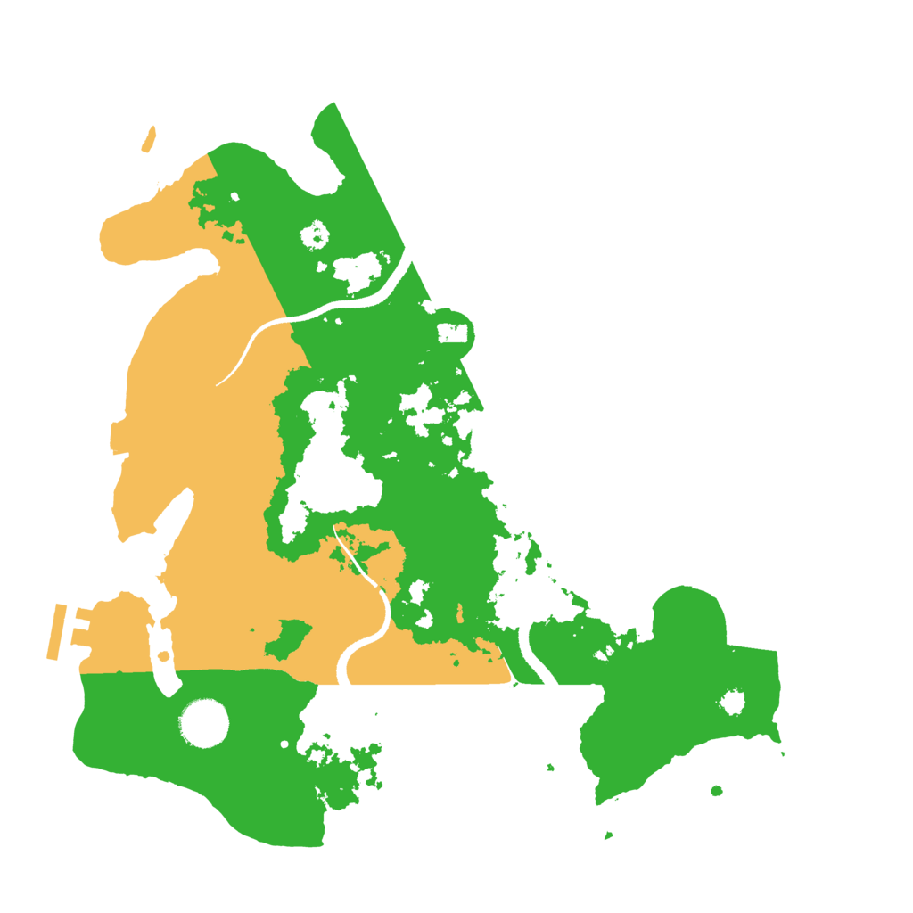 Biome Rust Map: Procedural Map, Size: 3300, Seed: 72482
