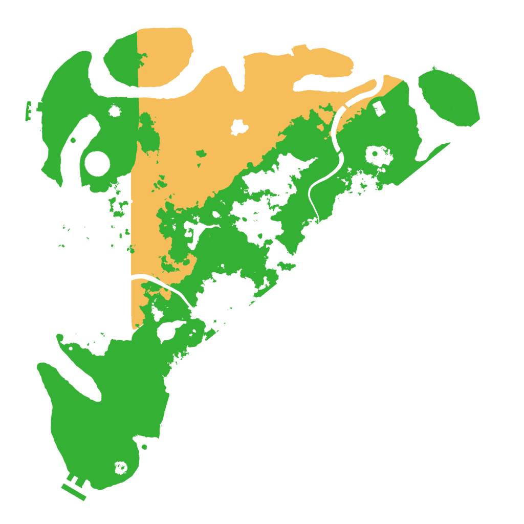 Biome Rust Map: Procedural Map, Size: 4000, Seed: 267112691