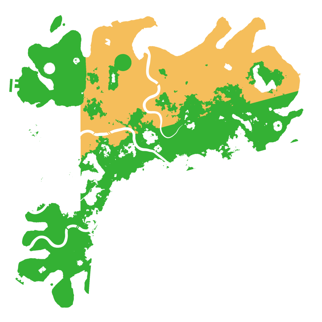 Biome Rust Map: Procedural Map, Size: 5000, Seed: 1808213770