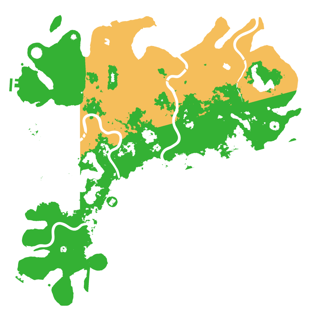 Biome Rust Map: Procedural Map, Size: 5000, Seed: 1808213770