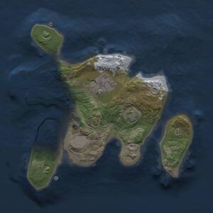 Thumbnail Rust Map: Procedural Map, Size: 2000, Seed: 825434, 4 Monuments
