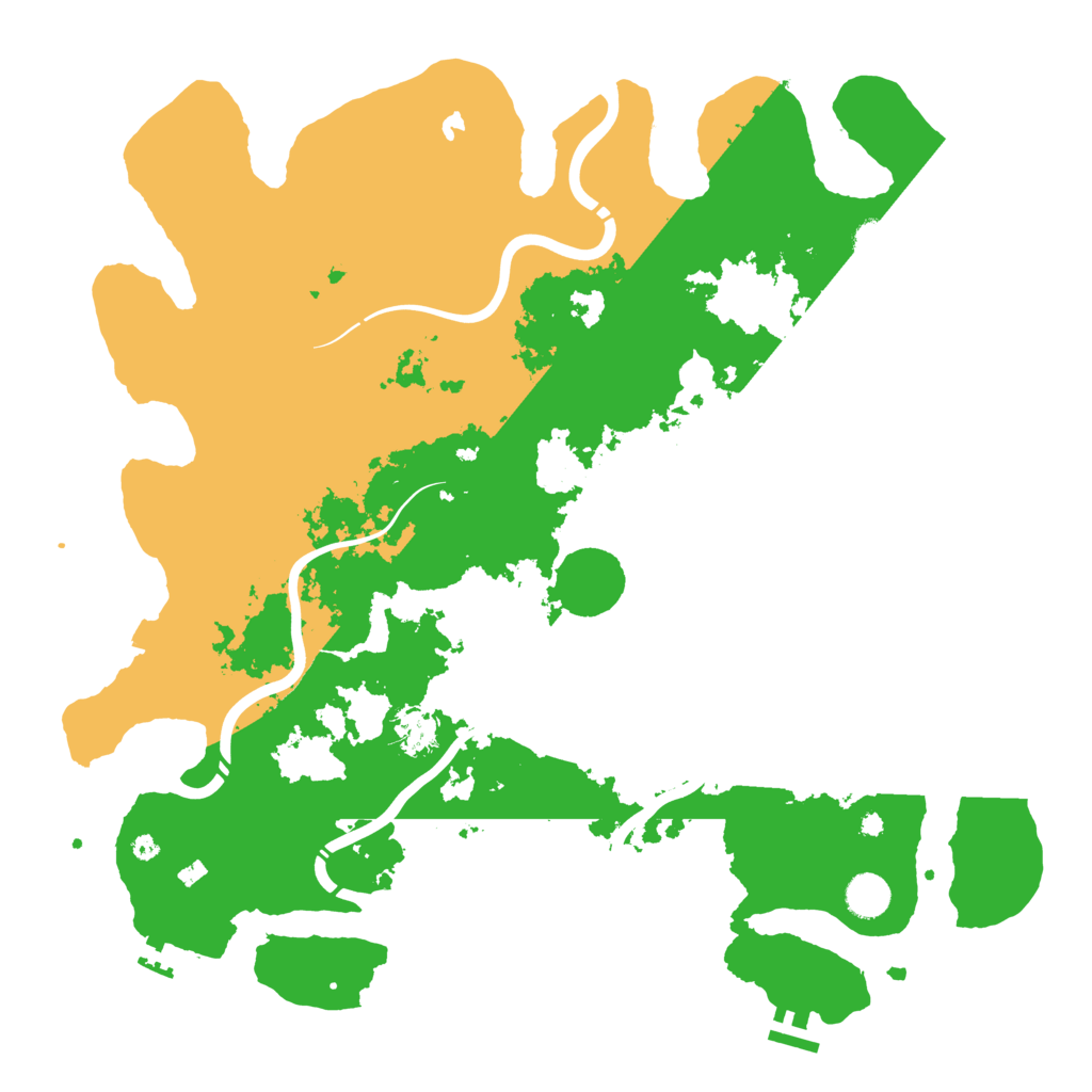Biome Rust Map: Procedural Map, Size: 4300, Seed: 20232023