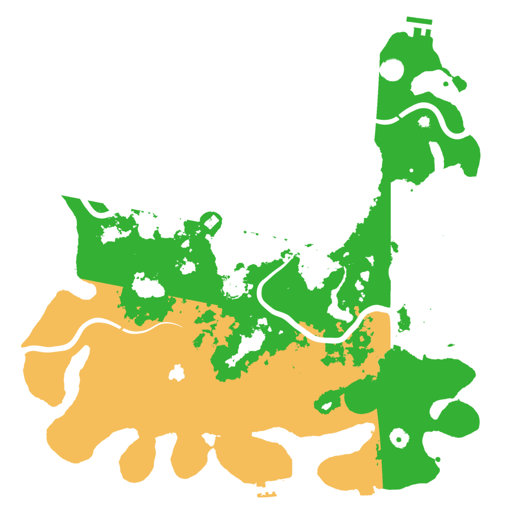 Biome Rust Map: Procedural Map, Size: 4096, Seed: 661788204