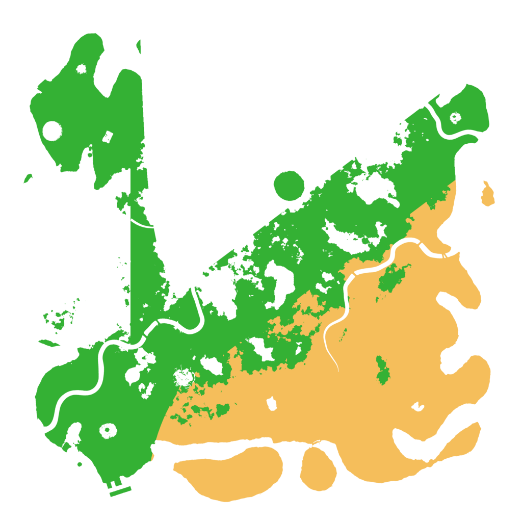 Biome Rust Map: Procedural Map, Size: 4800, Seed: 2025149447