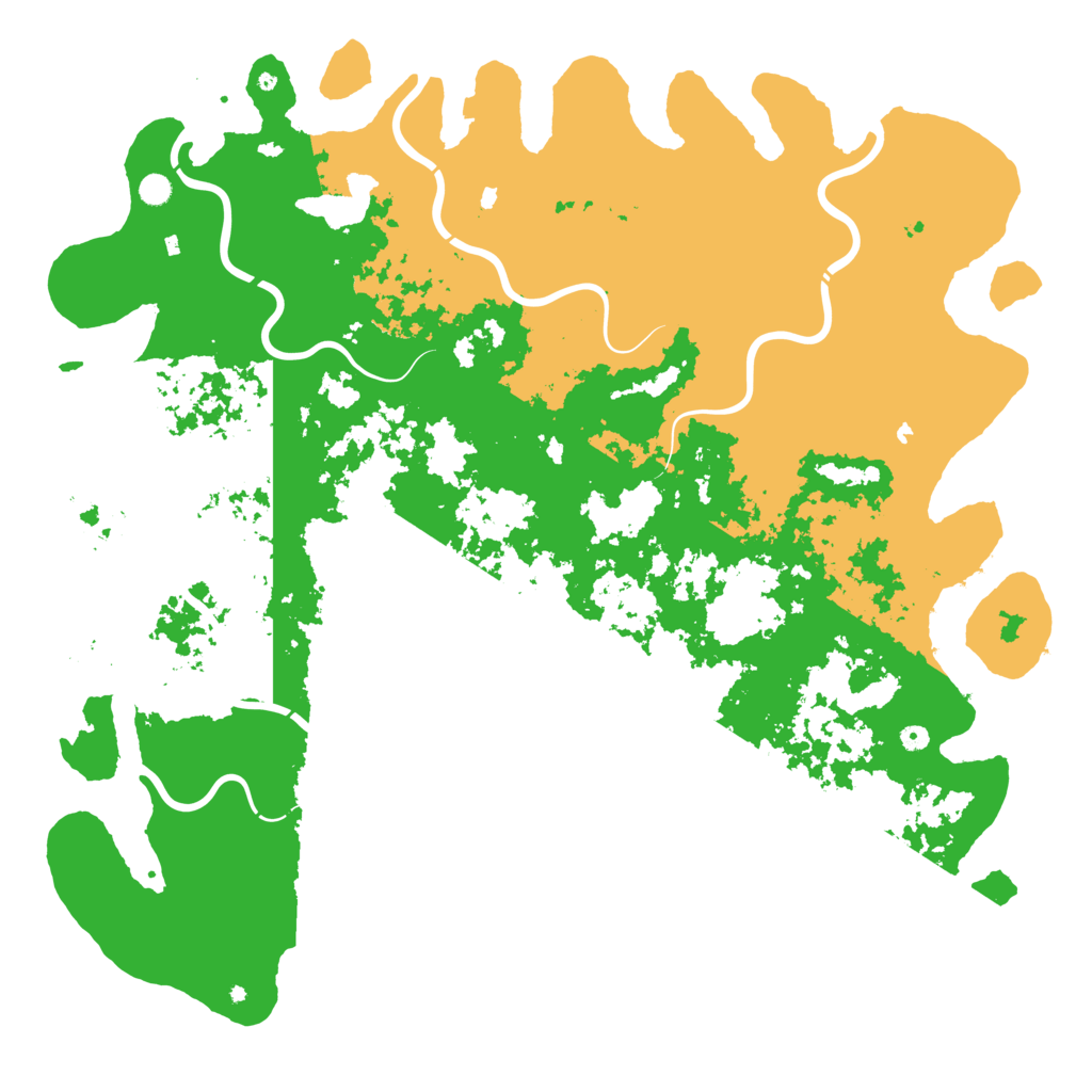 Biome Rust Map: Procedural Map, Size: 6000, Seed: 13795110