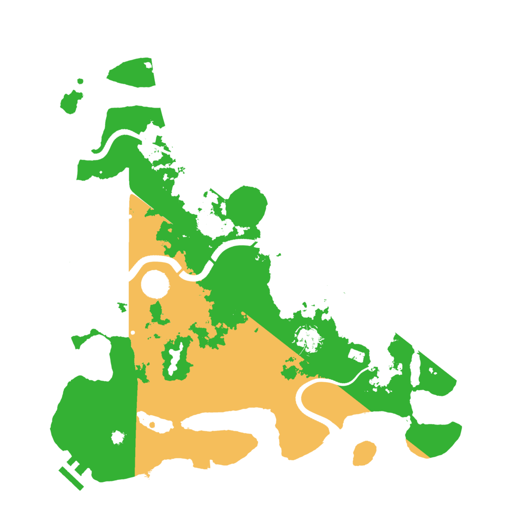 Biome Rust Map: Procedural Map, Size: 3500, Seed: 1166162342