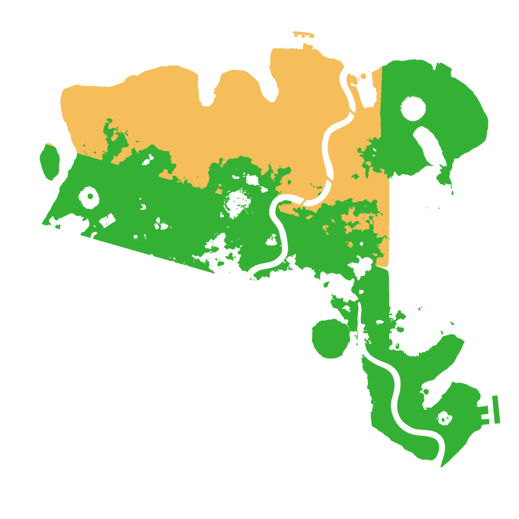 Biome Rust Map: Procedural Map, Size: 3750, Seed: 616020352