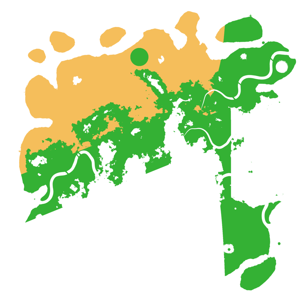 Biome Rust Map: Procedural Map, Size: 4500, Seed: 18642512