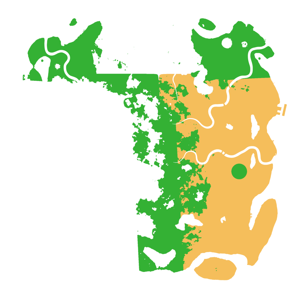 Biome Rust Map: Procedural Map, Size: 5000, Seed: 1446214098