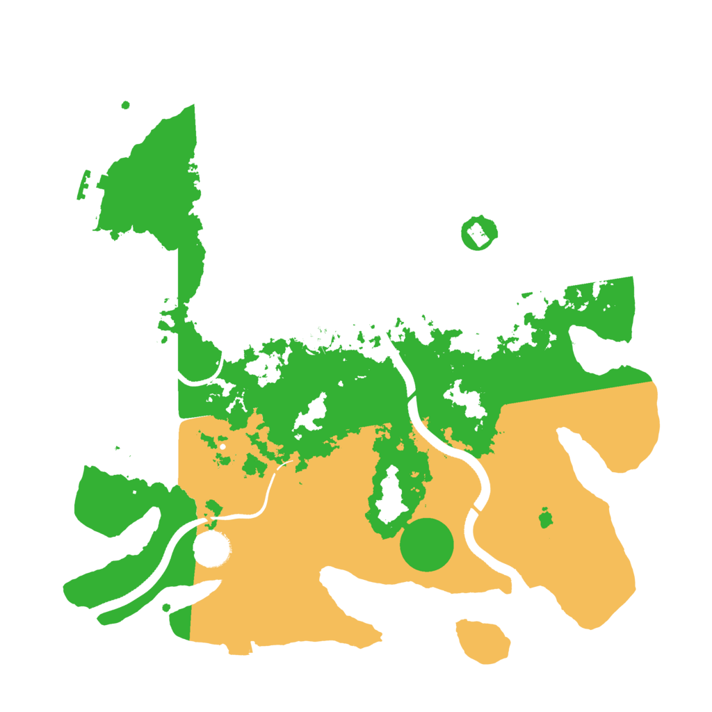 Biome Rust Map: Procedural Map, Size: 3500, Seed: 541283008