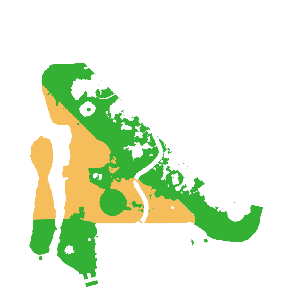 Biome Rust Map: Procedural Map, Size: 3000, Seed: 132800457