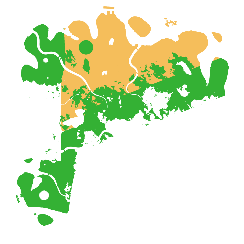Biome Rust Map: Procedural Map, Size: 4500, Seed: 37322155