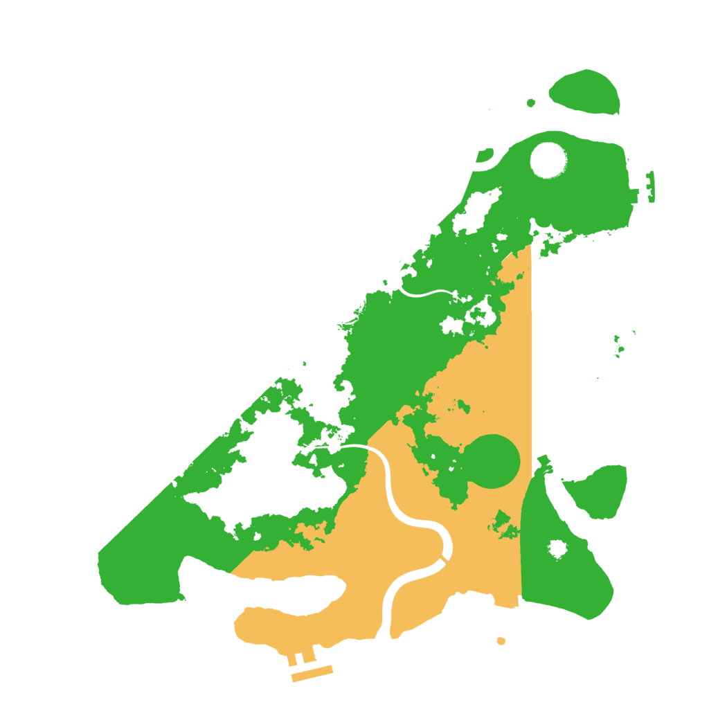 Biome Rust Map: Procedural Map, Size: 3450, Seed: 886618194