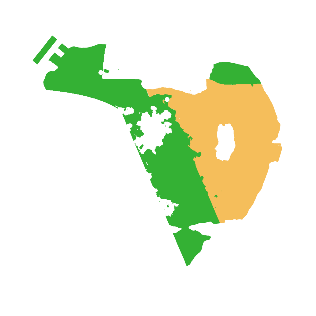 Biome Rust Map: Procedural Map, Size: 2000, Seed: 1966160710