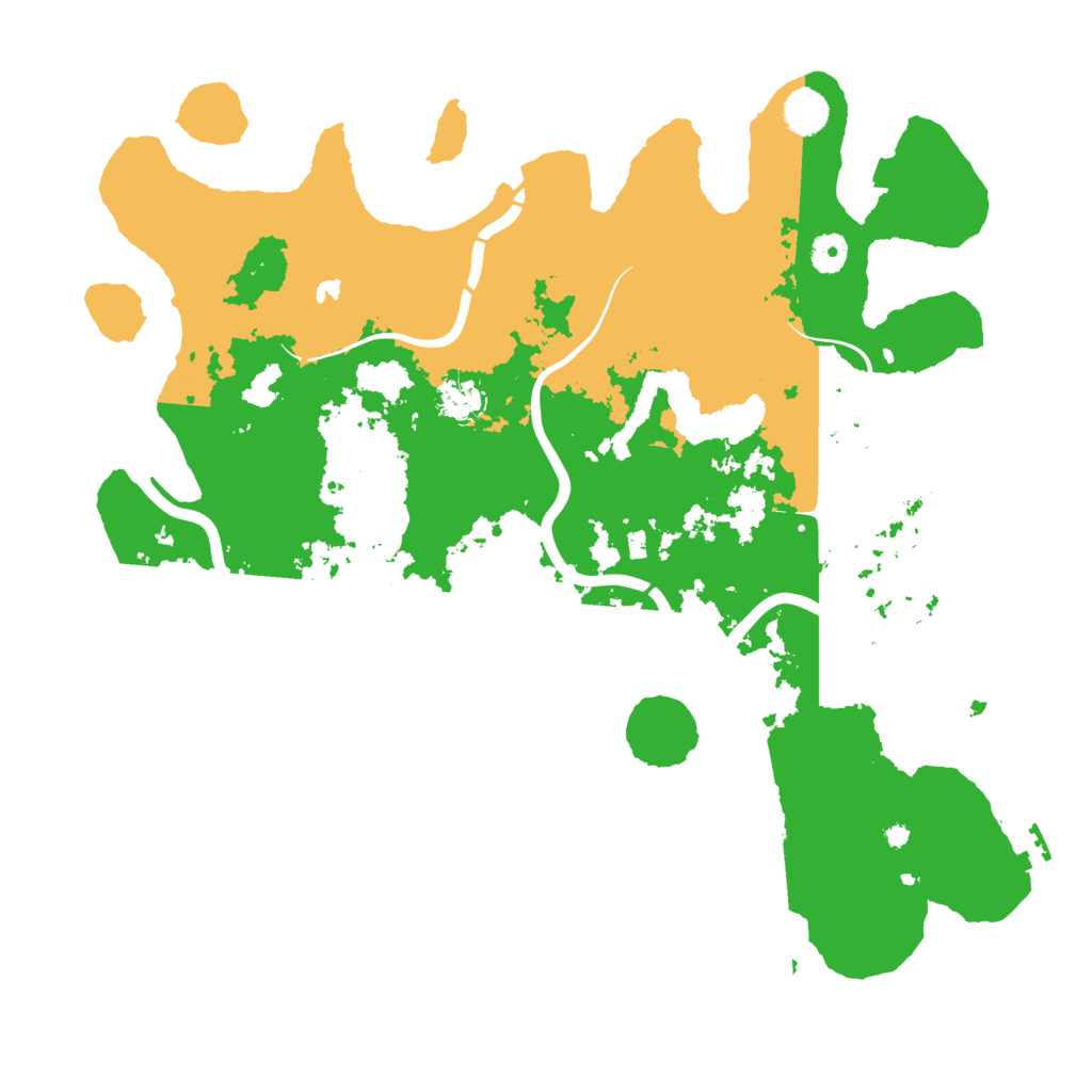 Biome Rust Map: Procedural Map, Size: 4250, Seed: 541487266