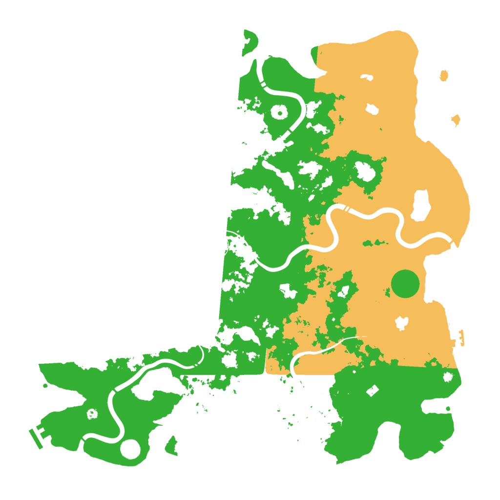 Biome Rust Map: Procedural Map, Size: 4650, Seed: 98864241