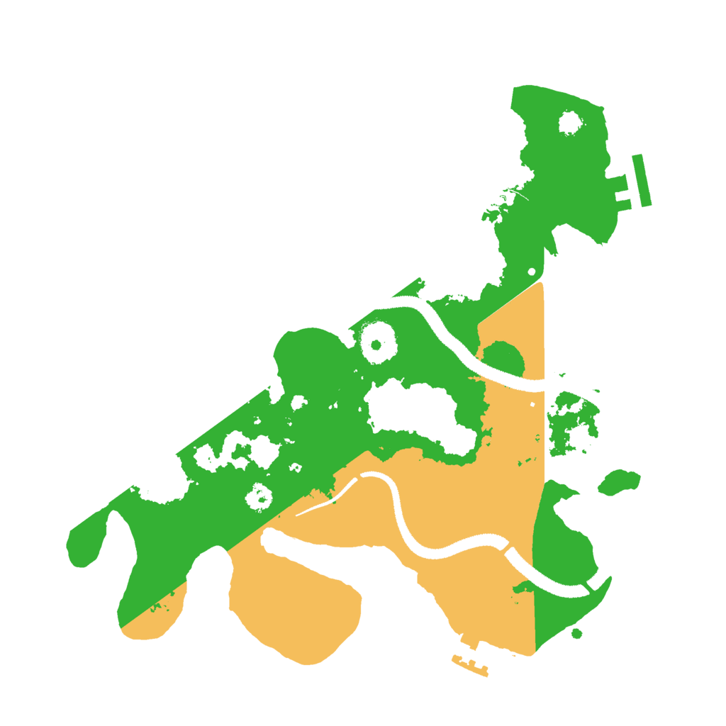 Biome Rust Map: Procedural Map, Size: 2800, Seed: 2015830182