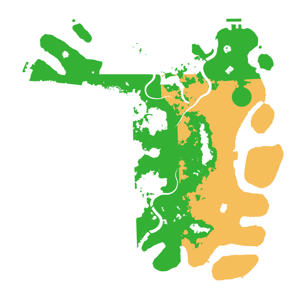 Biome Rust Map: Procedural Map, Size: 4000, Seed: 611137608