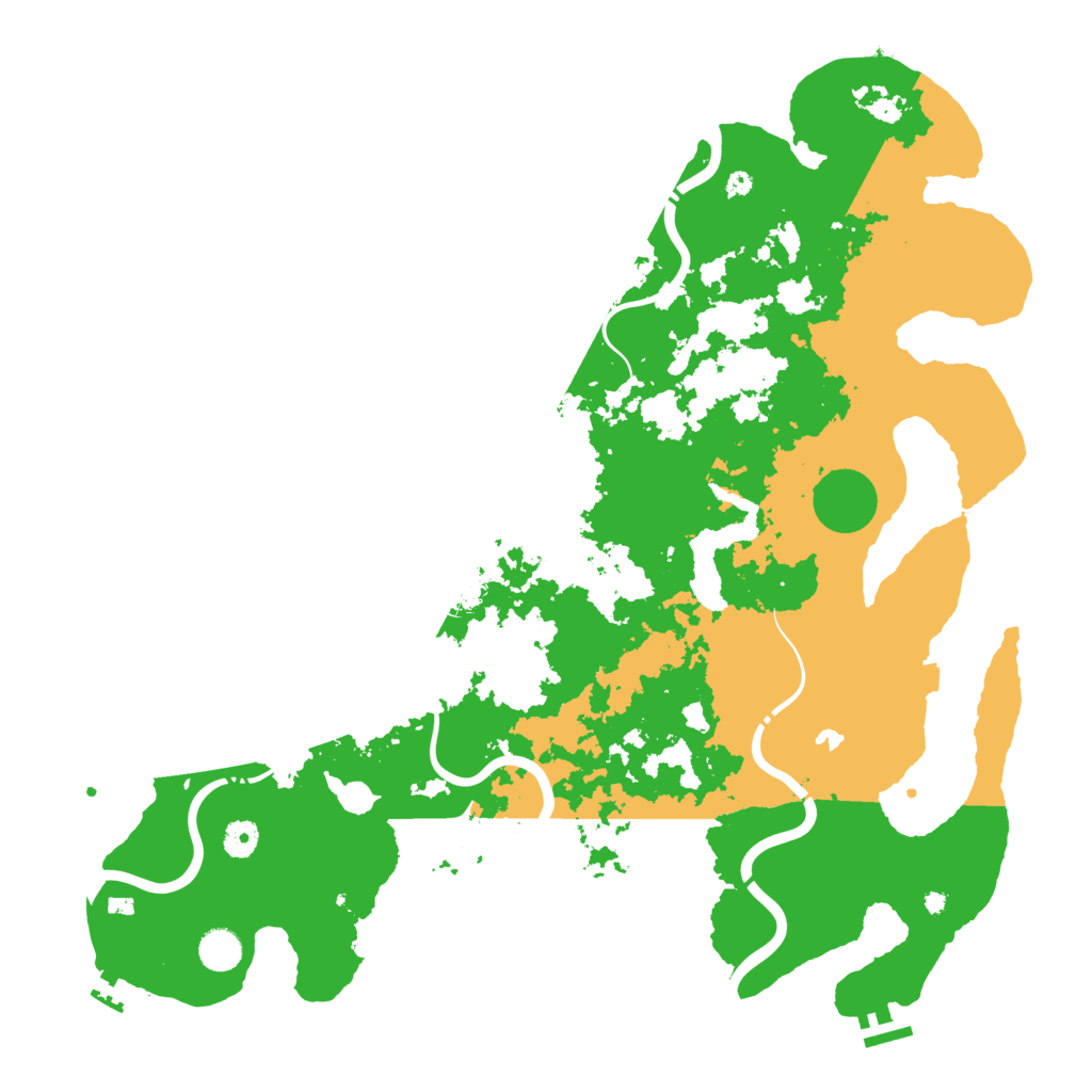 Biome Rust Map: Procedural Map, Size: 4500, Seed: 653901828