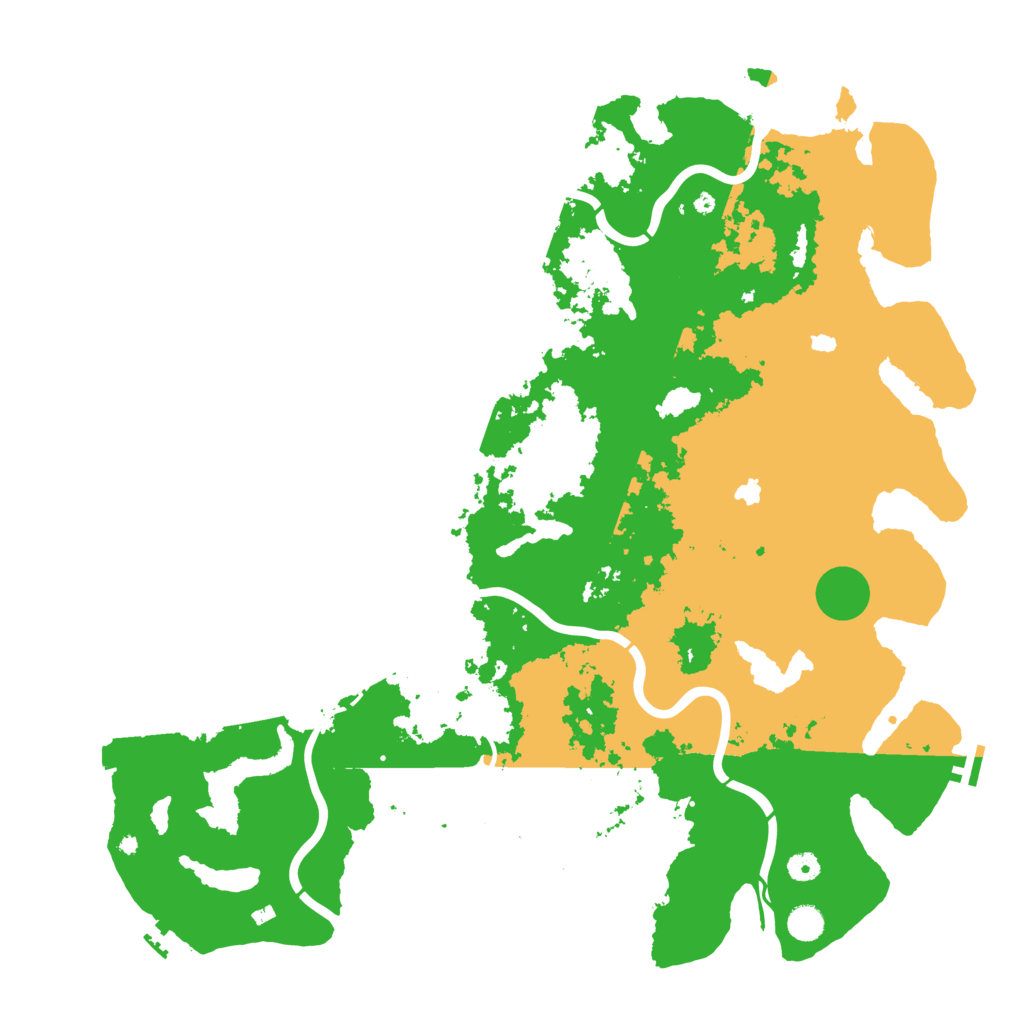 Biome Rust Map: Procedural Map, Size: 5000, Seed: 2015445213