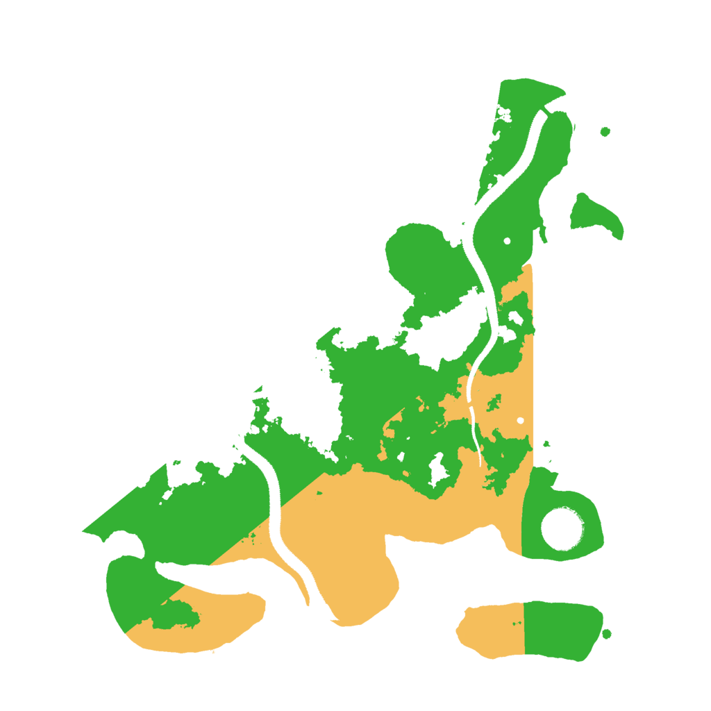 Biome Rust Map: Procedural Map, Size: 3000, Seed: 40011