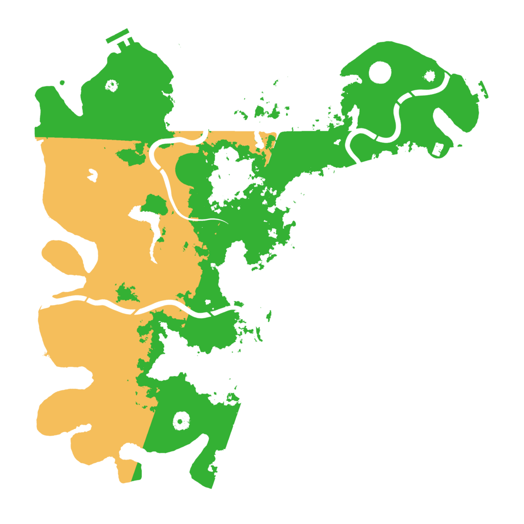 Biome Rust Map: Procedural Map, Size: 4340, Seed: 421528