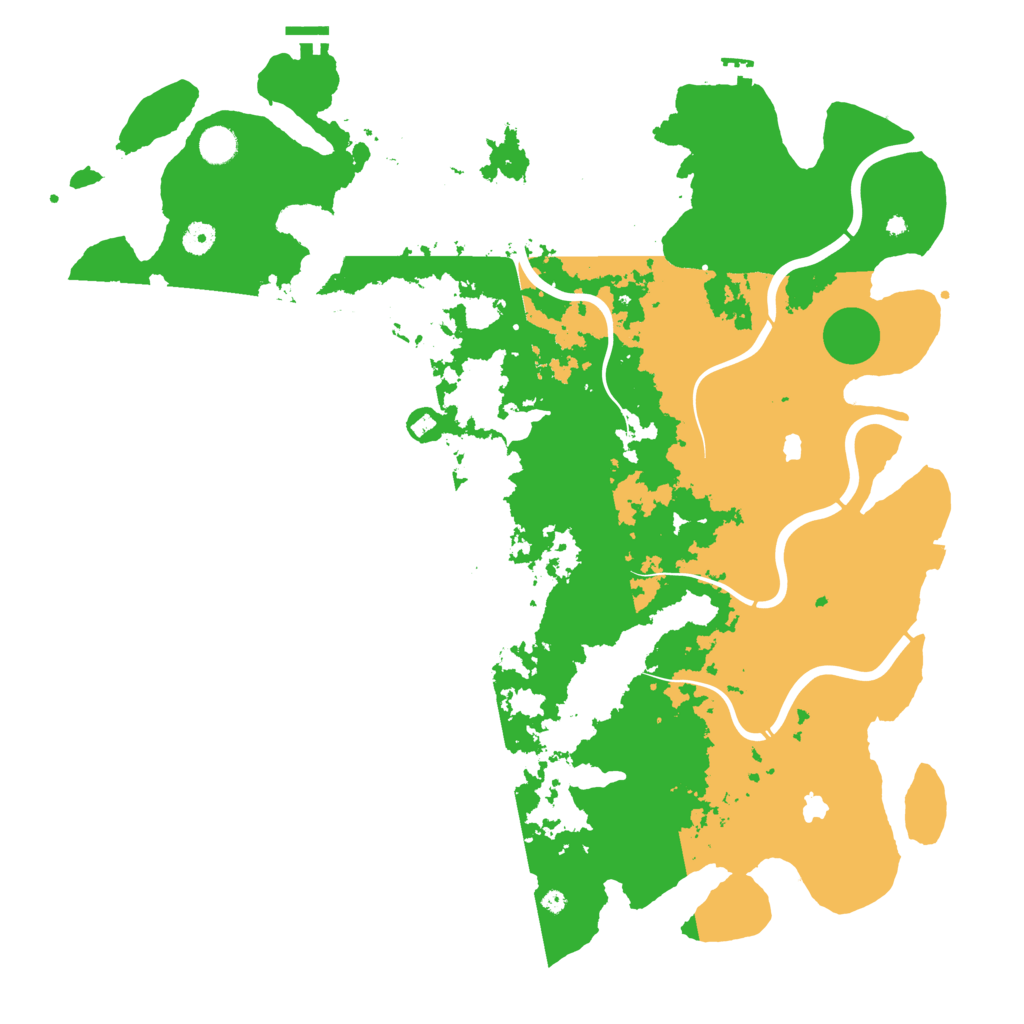 Biome Rust Map: Procedural Map, Size: 4750, Seed: 7112025
