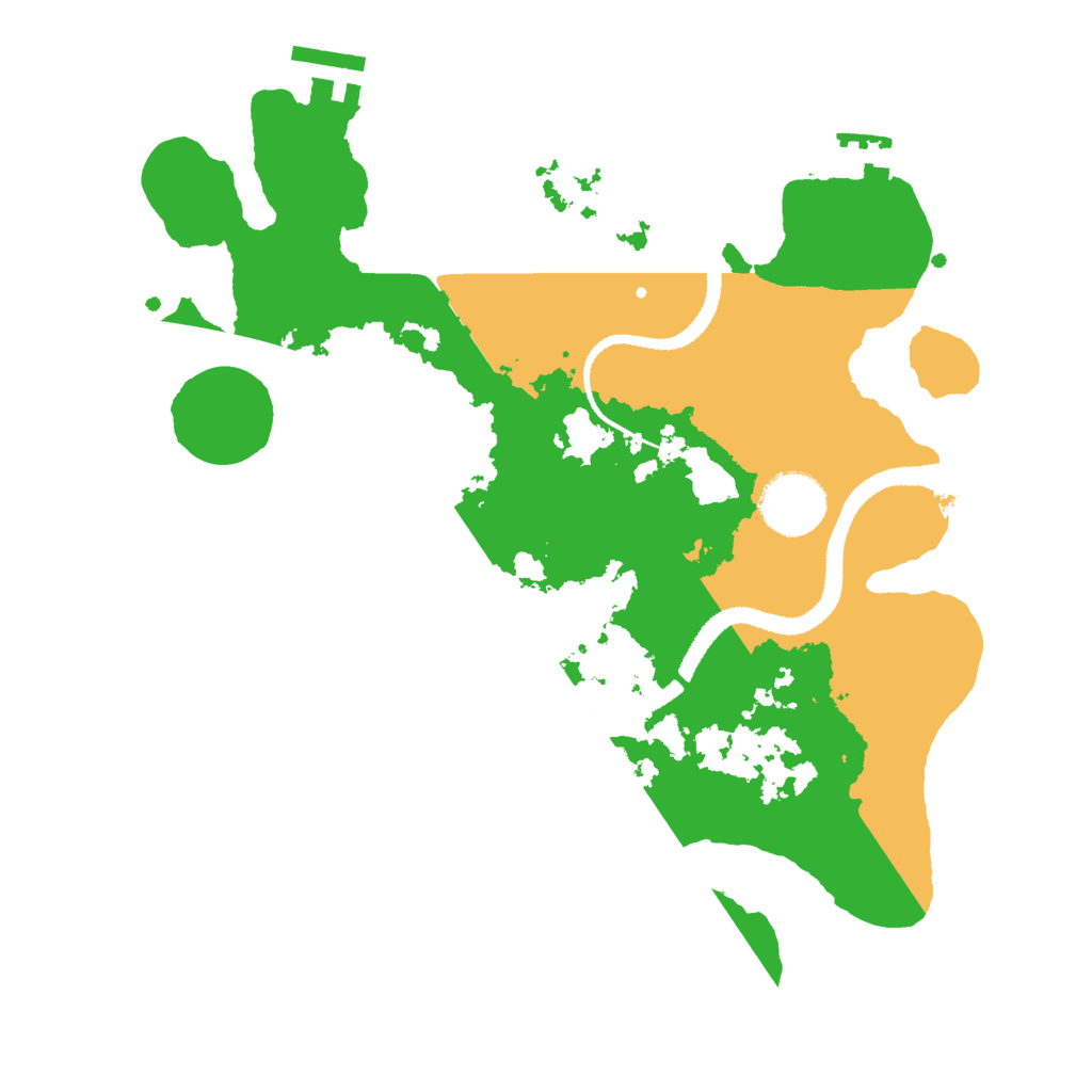 Biome Rust Map: Procedural Map, Size: 3000, Seed: 26276