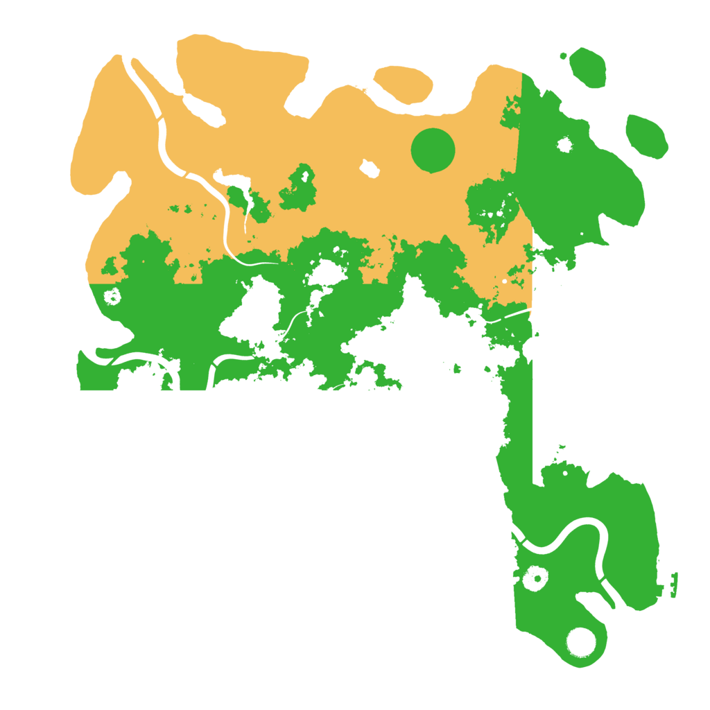 Biome Rust Map: Procedural Map, Size: 4250, Seed: 36537534