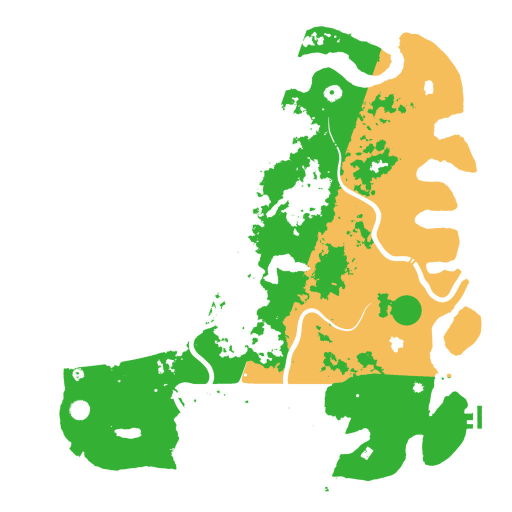 Biome Rust Map: Procedural Map, Size: 4500, Seed: 2015445213