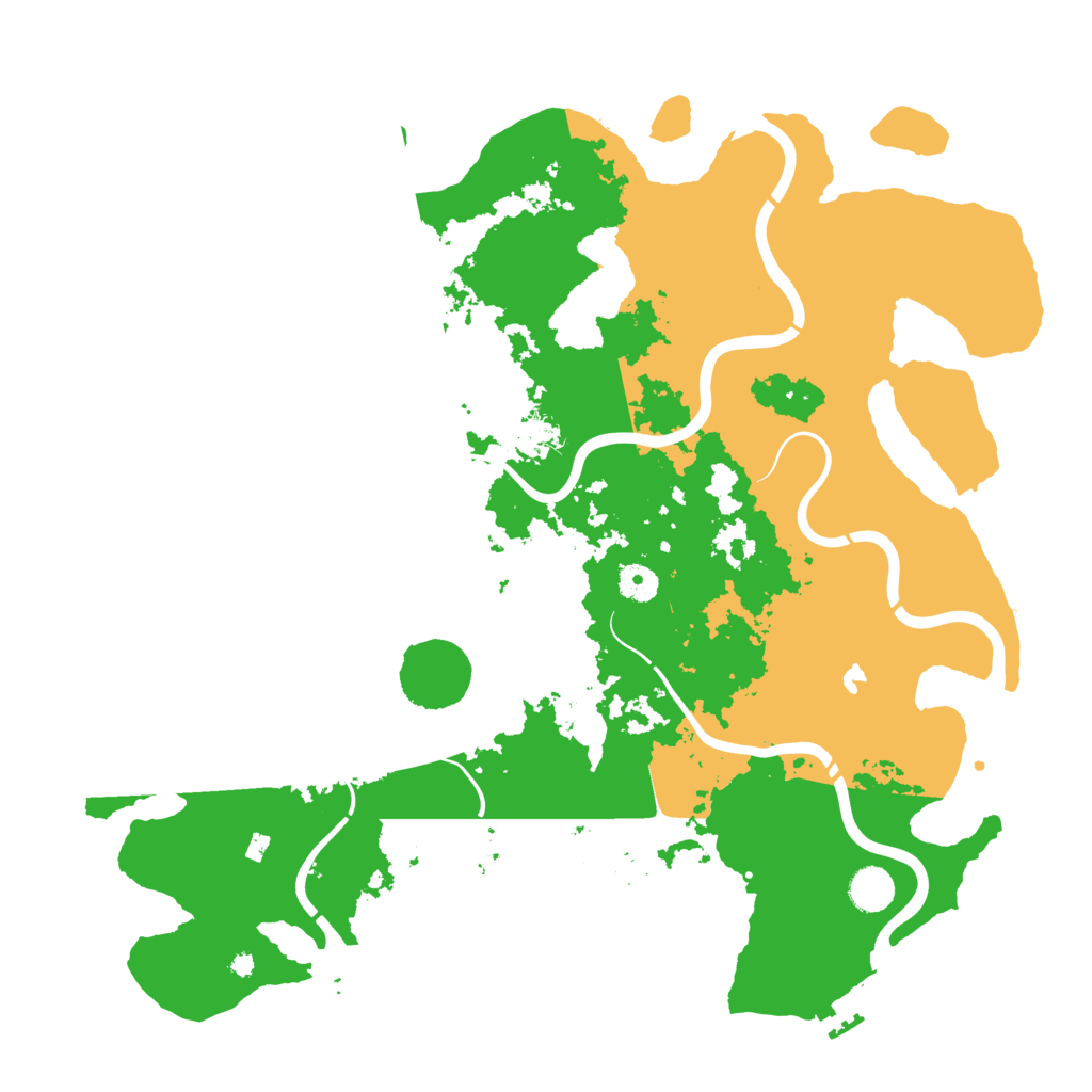 Biome Rust Map: Procedural Map, Size: 4250, Seed: 2025549502