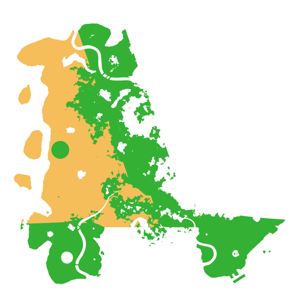 Biome Rust Map: Procedural Map, Size: 4500, Seed: 2079233502