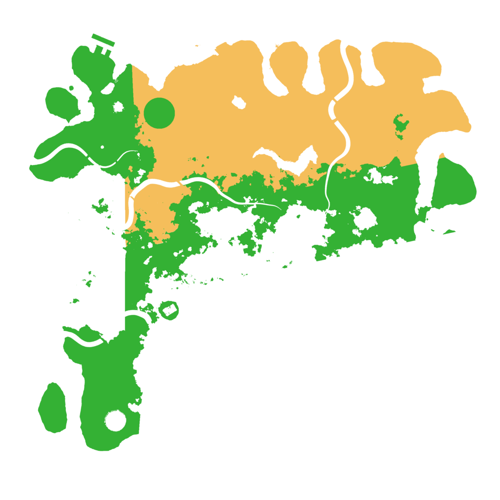 Biome Rust Map: Procedural Map, Size: 4250, Seed: 420488265