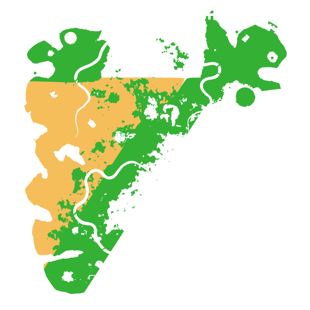 Biome Rust Map: Procedural Map, Size: 4500, Seed: 439935144