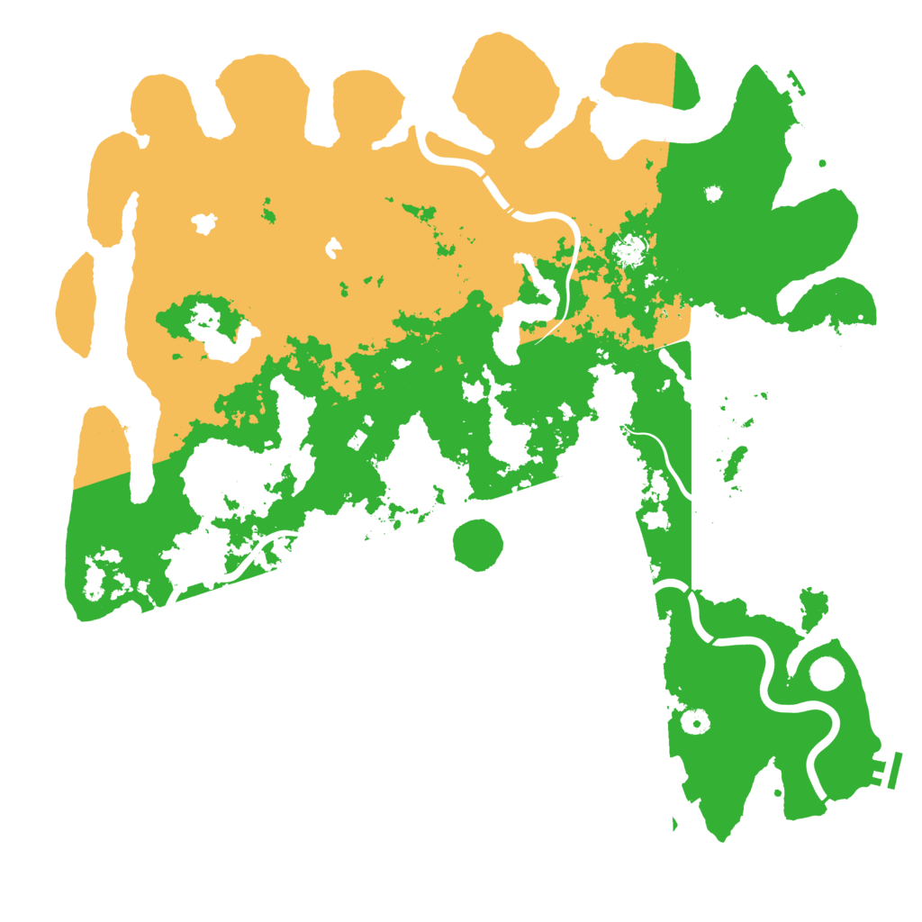Biome Rust Map: Procedural Map, Size: 5000, Seed: 159607020