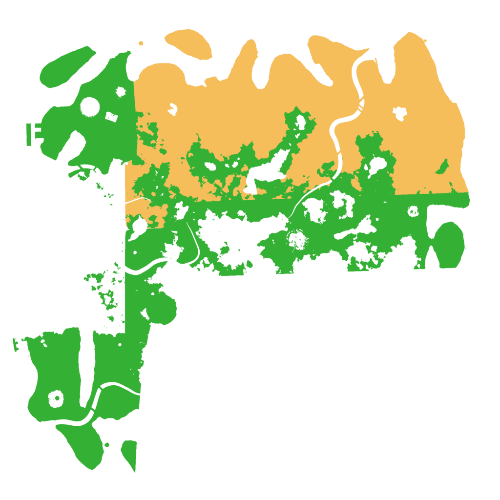 Biome Rust Map: Procedural Map, Size: 4500, Seed: 315912120