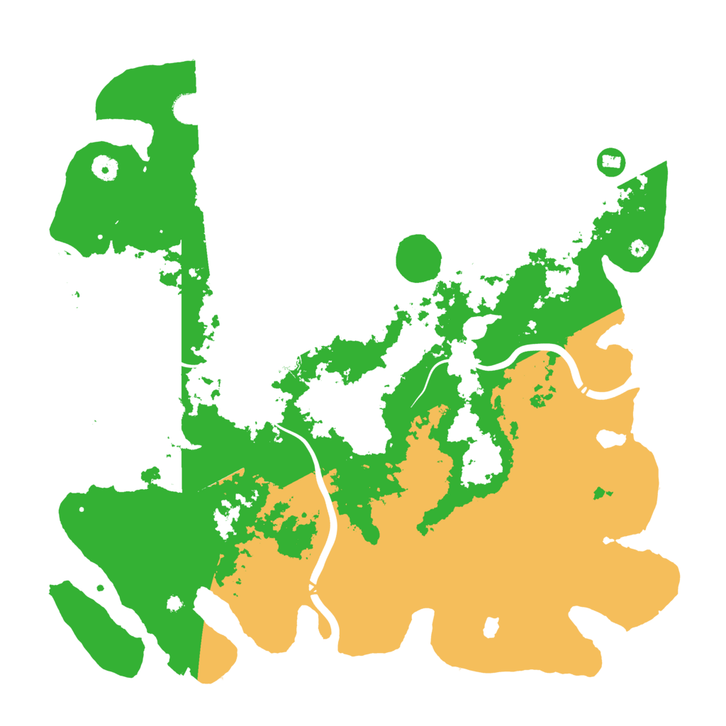 Biome Rust Map: Procedural Map, Size: 4250, Seed: 28572