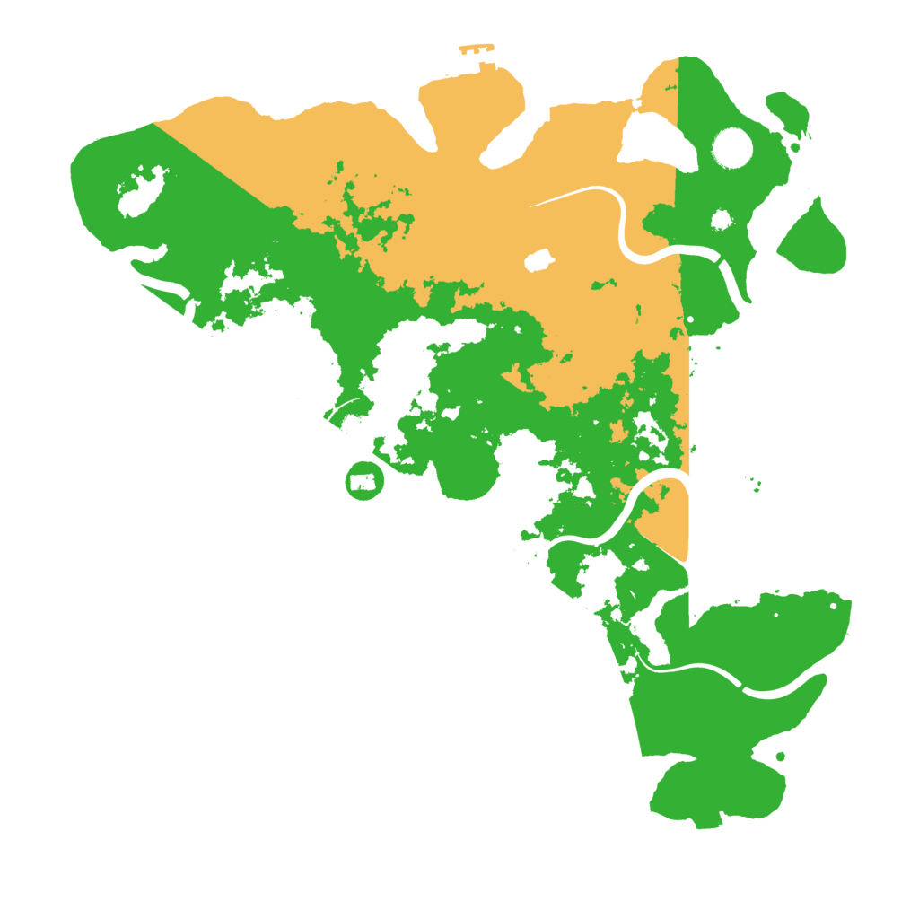 Biome Rust Map: Procedural Map, Size: 4000, Seed: 23759720