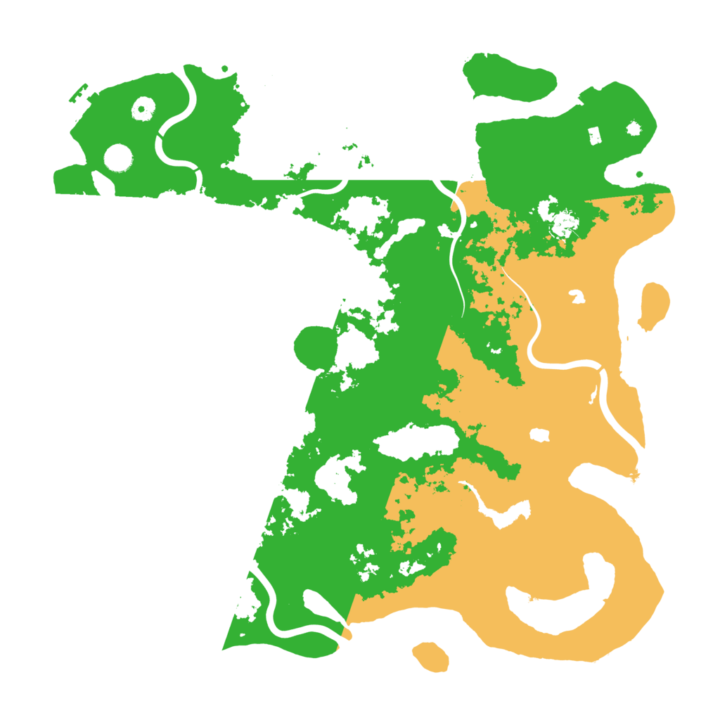 Biome Rust Map: Procedural Map, Size: 4500, Seed: 24113