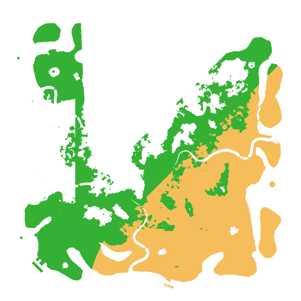 Biome Rust Map: Procedural Map, Size: 4500, Seed: 375548497