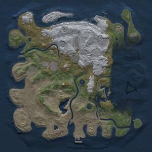 Thumbnail Rust Map: Procedural Map, Size: 4250, Seed: 2731113, 16 Monuments