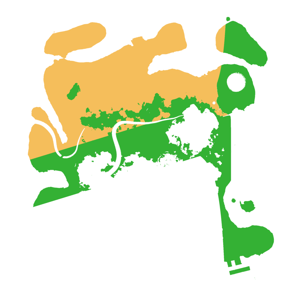 Biome Rust Map: Procedural Map, Size: 3000, Seed: 918652592