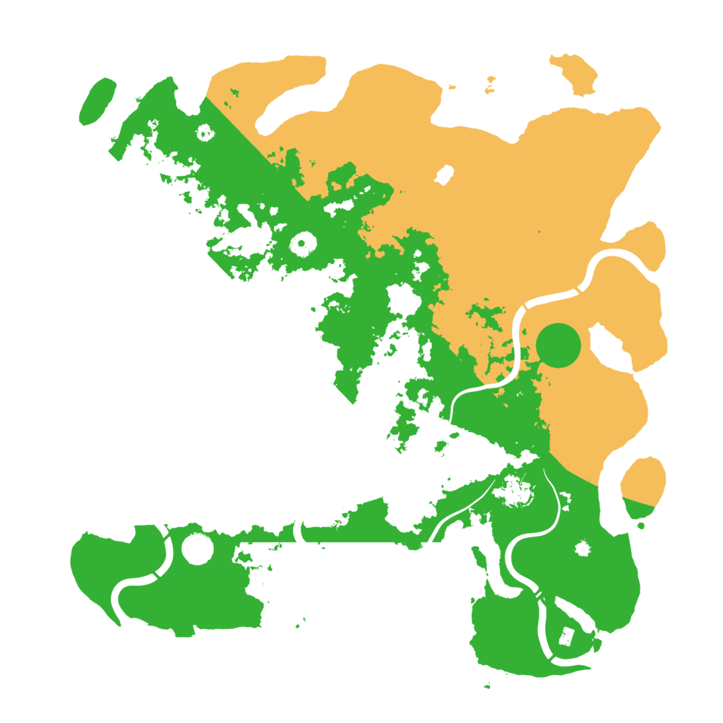 Biome Rust Map: Procedural Map, Size: 4250, Seed: 508886244
