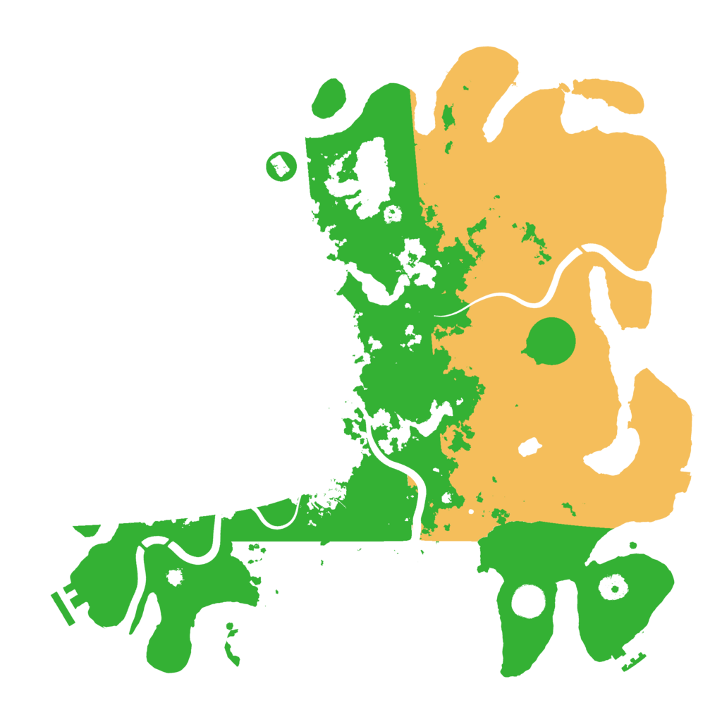 Biome Rust Map: Procedural Map, Size: 4000, Seed: 975033252