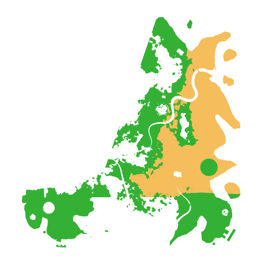 Biome Rust Map: Procedural Map, Size: 4000, Seed: 1561881420