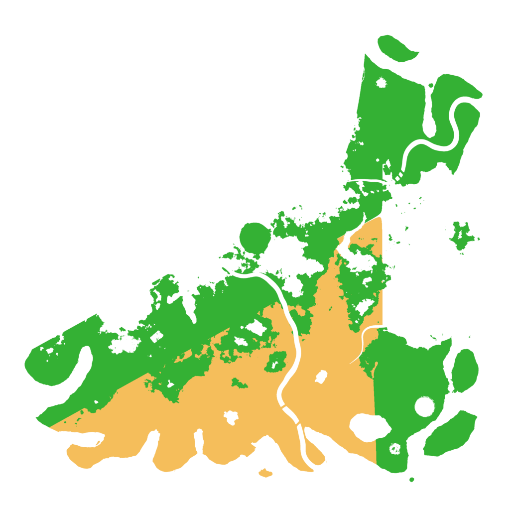 Biome Rust Map: Procedural Map, Size: 4500, Seed: 1501452782