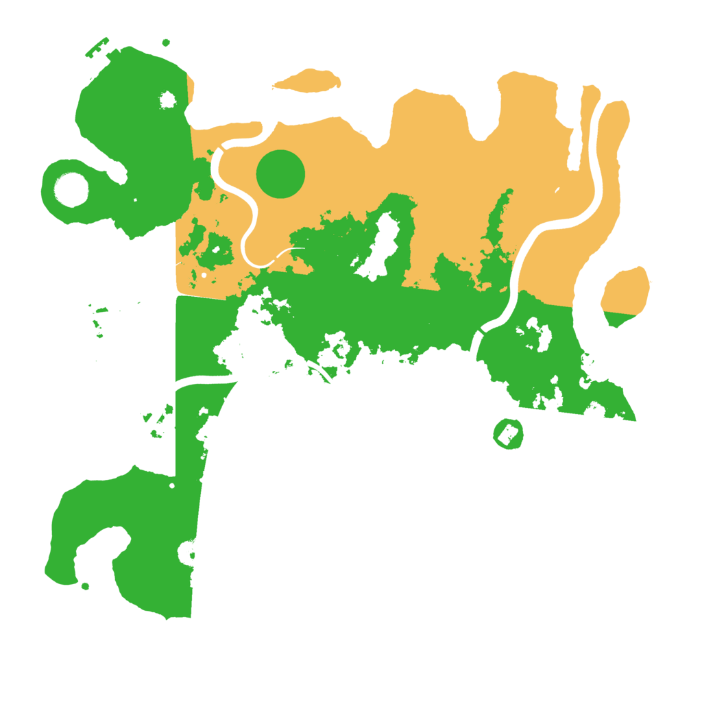 Biome Rust Map: Procedural Map, Size: 3800, Seed: 65614849
