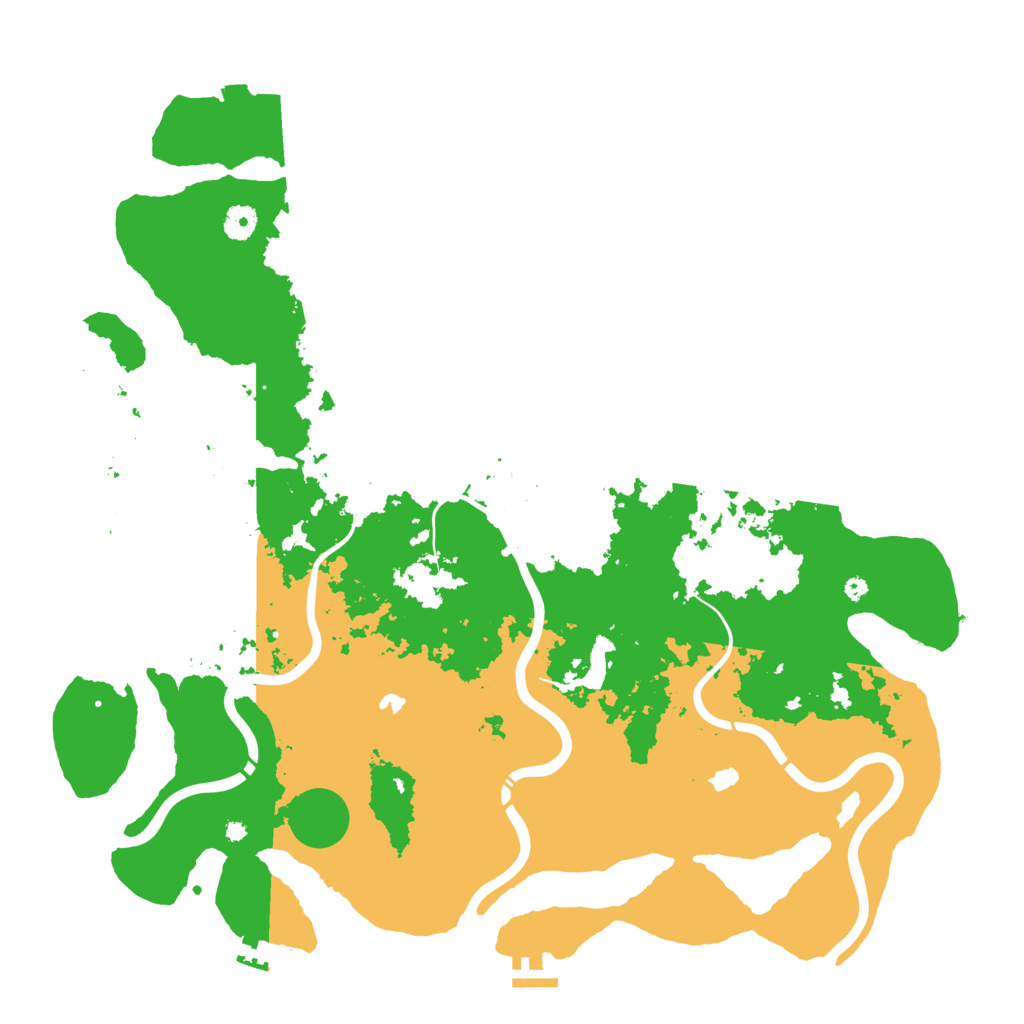 Biome Rust Map: Procedural Map, Size: 4500, Seed: 2095363403