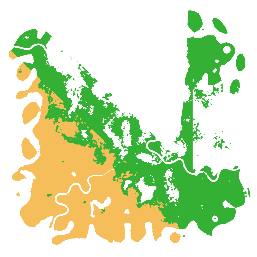 Biome Rust Map: Procedural Map, Size: 6000, Seed: 1904031226