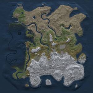 Thumbnail Rust Map: Procedural Map, Size: 4250, Seed: 219599089, 14 Monuments
